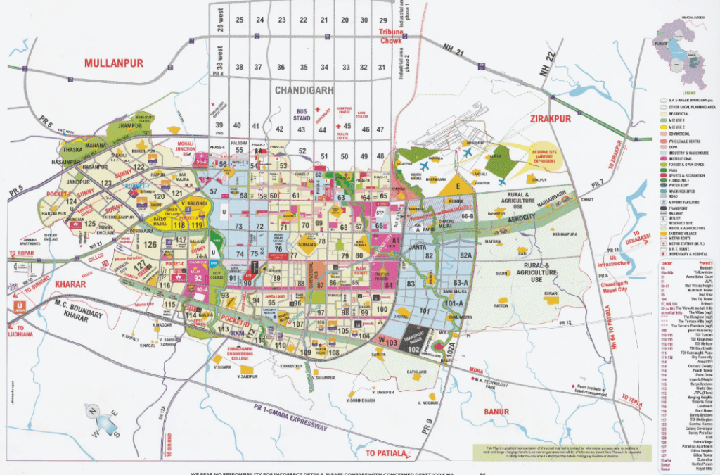 mohali map